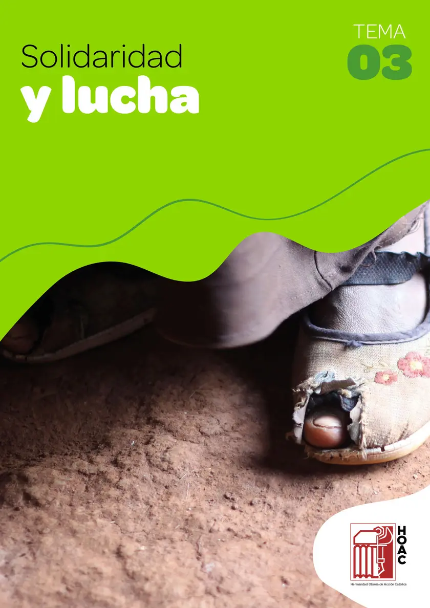 Portada de la ficha 3, Solidaridad y lucha