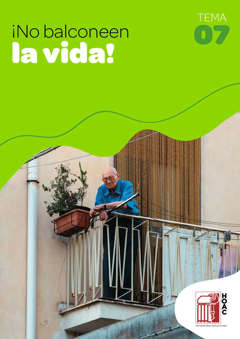 Portada de la ficha 7, ¡No balconeen la vida!