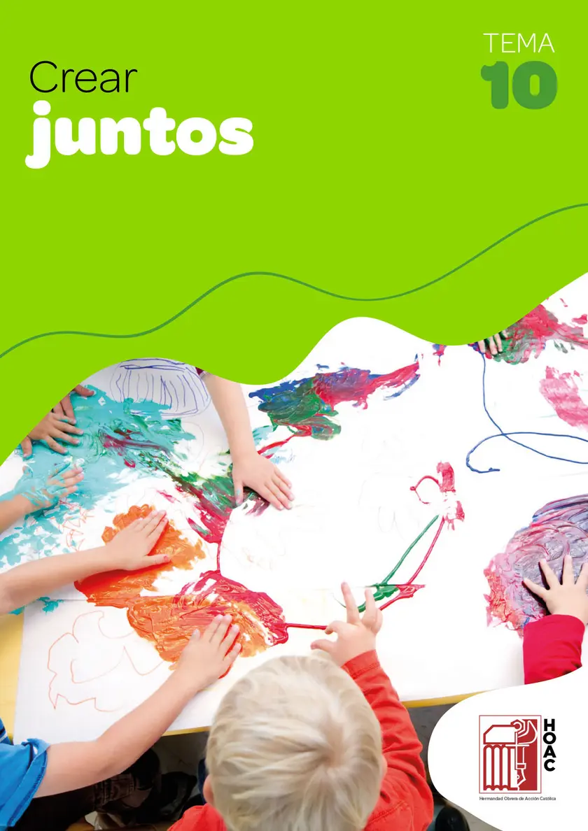 Portada de la ficha 10, Crear juntos