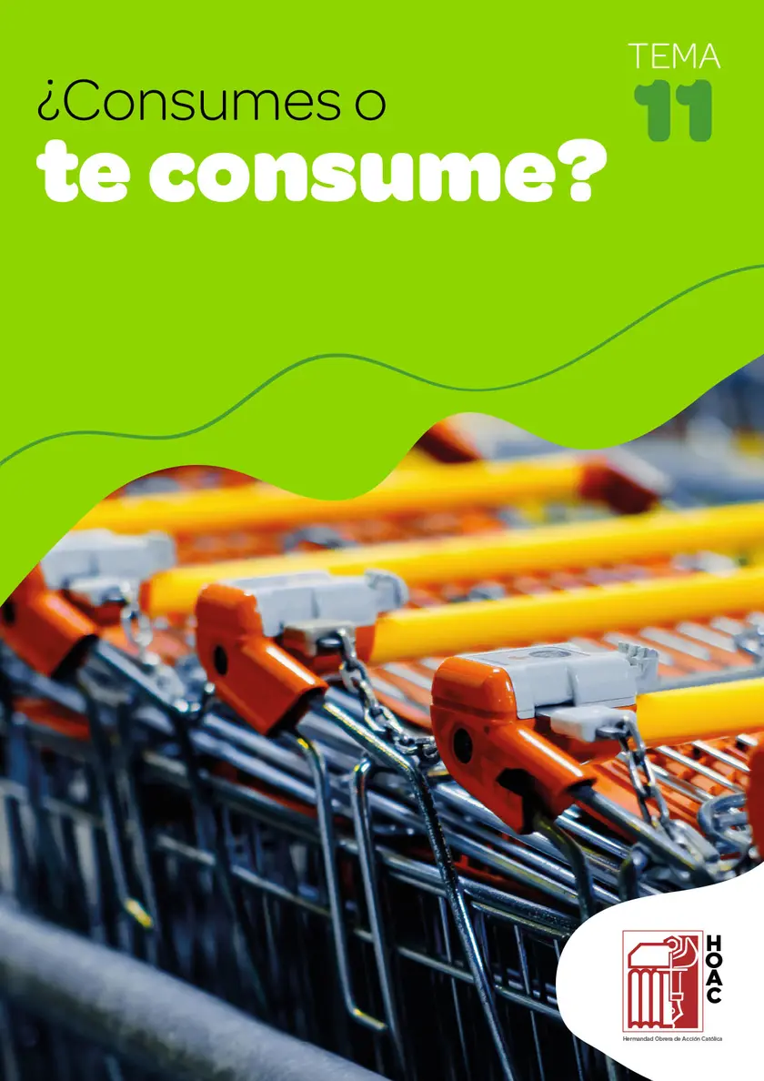 Portada de la ficha 11, ¿Consumes o te consume?