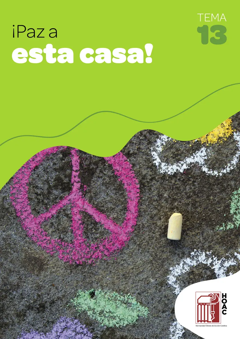 Portada de la ficha 13, ¡Paz a esta casa!