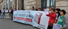 Concentración silenciosa en Burgos: “No a la siniestralidad laboral”