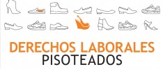 Derechos laborales pisoteados… en la industria mundial del calzado