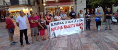 Málaga | Concentración contra la siniestralidad laboral
