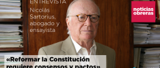 Nicolás Sartorius: «Reformar la Constitución requiere consensos y pactos»