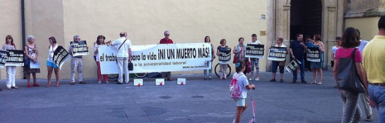 Córdoba: Concentración por los accidentes laborales