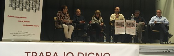Orihuela-Alicante | Por una transición dialogada y justa hacia una economía que garantice trabajo digno