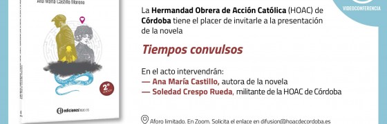 Córdoba | Presentación de la novela Tiempos convulsos