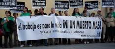 Nueva concentración en Córdoba contra la siniestralidad laboral