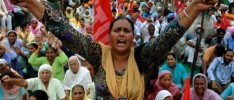 Movilización sindical en la India