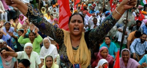 Movilización sindical en la India