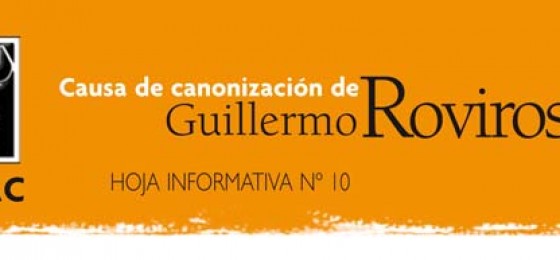 Hoja Informativa 10, Canonización de Guillermo Rovirosa: “El ideal comunitario”