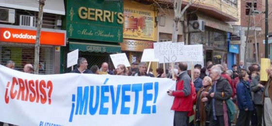 Plataforma solidaria de Torrero en Zaragoza