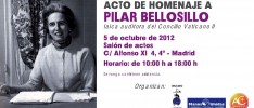 Homenaje a Pilar Bellosillo