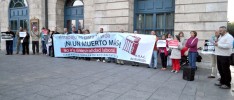 Burgos: Concentración por el fallecimiento de un trabajador