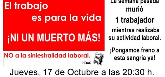 Burgos: Concentración contra la siniestralidad laboral