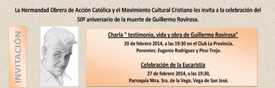 Canarias: La HOAC y el MCC organizan una charla y una misa por Rovirosa