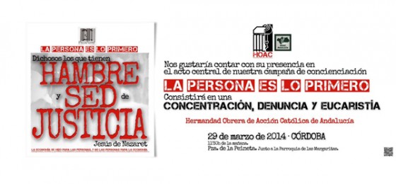 Andalucía: Cierre de la campaña “La persona es lo primero”