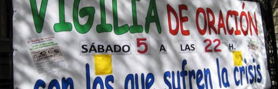 Pastoral del Trabajo de Madrid: Manifiesto de la VI Vigilia contra el paro