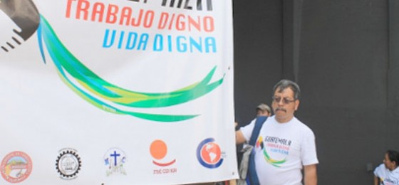 Juanjo Monterroso, del Movimiento de Trabajadores de Guatemala