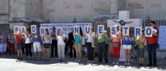 Gesto solidario de los cristianos de Alcalá frente a la situación de crisis económica