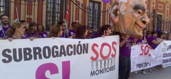 Andalucía: Continúa la lucha de los monitores escolares