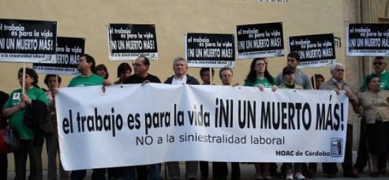 Córdoba: LA HOAC vuelve a lamentar el fallecimiento de tres personas en el trabajo