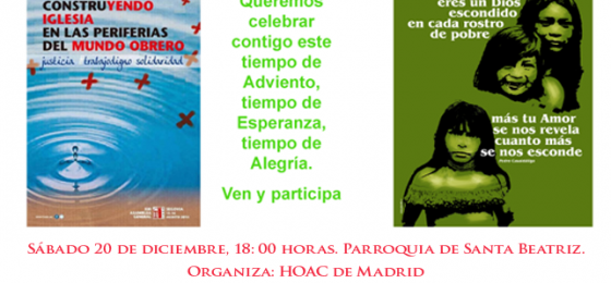 Madrid: Encuentro comunitario de Navidad