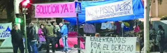 Jaen: Solidaridad con la “Acampada Esperanza” en contra de los desahucios