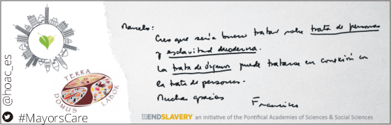 Charo Castelló interviene en la Cumbre Mundial de Alcaldes con el Vaticano sobre “Esclavitud moderna y cambio climático”