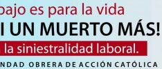 Burgos: Concentración por la muerte de un trabajador