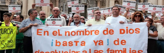 Murcia | La HOAC apoya a los activistas de la PAH y rechaza que se les aplique la «ley Mordaza»