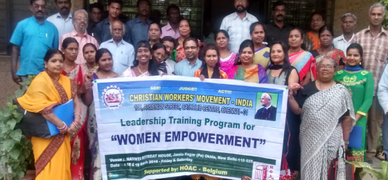 Comienza el proyecto «Empoderamiento de la mujer» en la India apoyado por el Fondo de Solidaridad Internacional de la HOAC