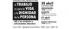 Segorbe-Castellón: Actos en la Vall d’Uixo y Castellón por la Salud en el Trabajo