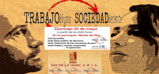 Málaga: «Trabajo digno para una sociedad decente»