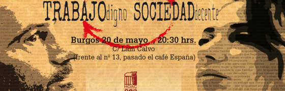 Burgos: Gesto público con motivo del Día de la HOAC