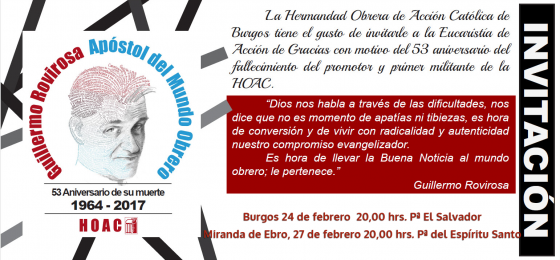 Burgos: Dos citas para recordar a Rovirosa