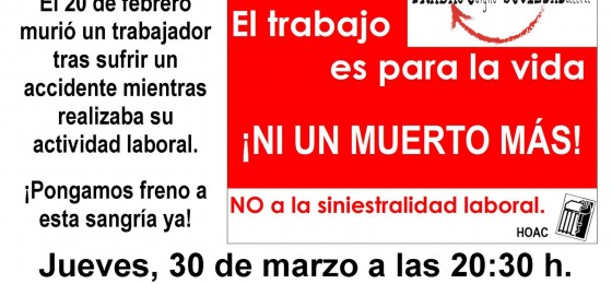 Burgos: Concentración contra la siniestralidad laboral