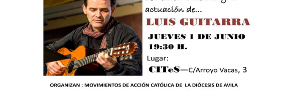 Ávila: Luis Guitarra en “Con-cierto sentido”