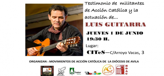 Ávila: Luis Guitarra en “Con-cierto sentido”