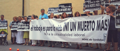 Córdoba | Concentración por los últimos accidentes laborales