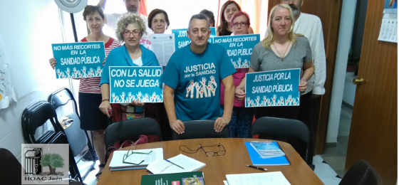 Jaén | Pastoral Obrera y HOAC se suman a la defensa de la sanidad pública reivindicando trabajo decente
