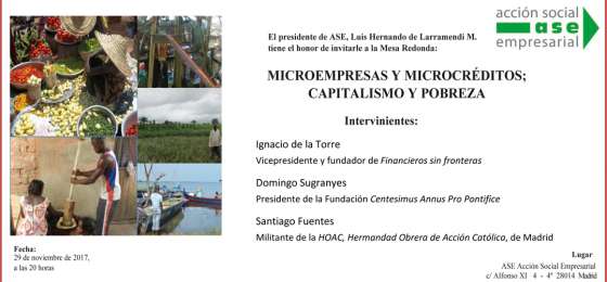 Madrid | “Microempresas y microcréditos: capitalismo y pobreza”