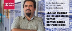 Carlos Ballesteros: «En los Hechos de los apóstoles vemos comunidades en transición»