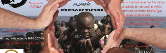 Almería | Círculo de silencio “Por un trabajo que dignifique a las personas”