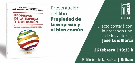 Bilbao | Presentación del libro «Propiedad de la empresa y bien común»