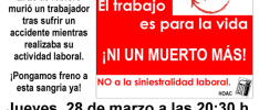 Burgos | Concentración contra la siniestralidad laboral