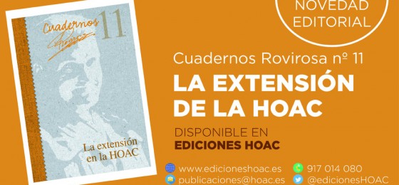 «La extensión de la HOAC», nuevo cuaderno de Rovirosa
