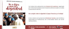 Jaén | Presentación del libro No os dejéis robar la dignidad en la Semana de la Pobreza