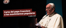 Papa Francisco: “Es el momento de un salario universal para los trabajadores más humildes y sin derechos”